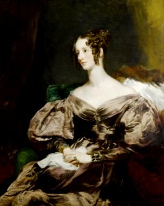 2017-02 Margaret Sarah Carpenter - Portrait of Harriet, Countess Howe