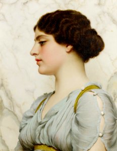 2017-02 John William Godward - A Roman beauty
