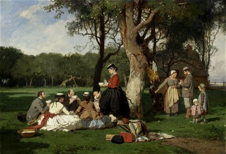 2017-02 Eugène Modeste Edmond Le Poitevin - A picnic