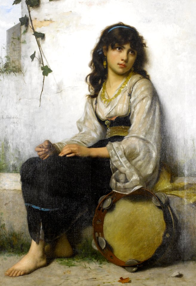 2017-02 Francis Alfred Delobbe - The Little Tambourine girl