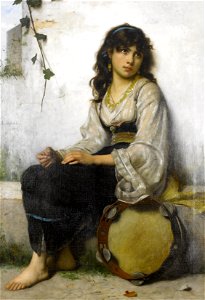 2017-02 Francis Alfred Delobbe - The Little Tambourine girl