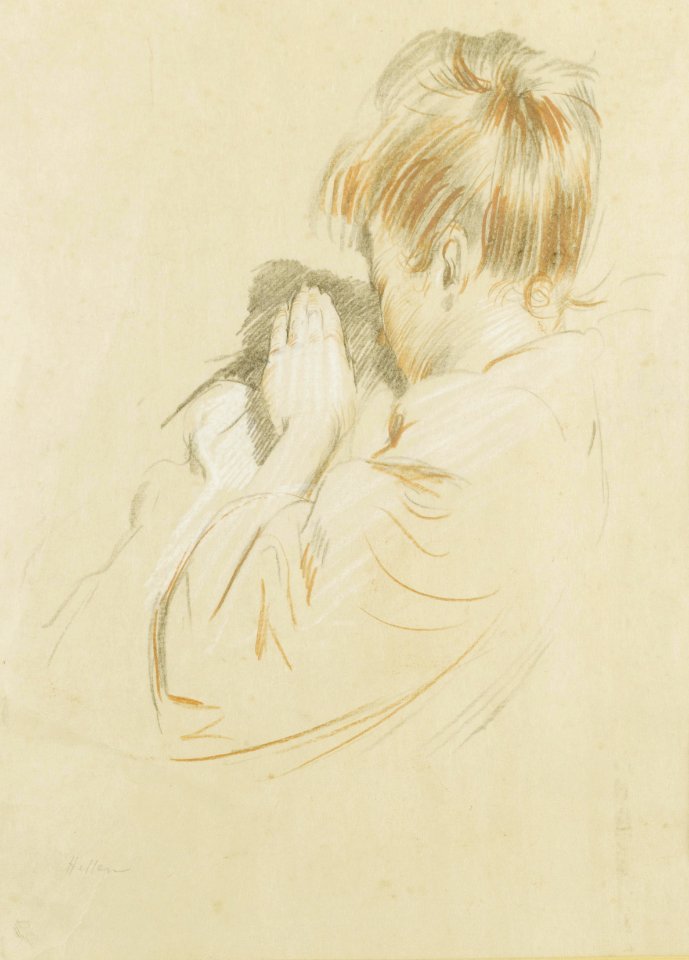 2017-02 Paul César Helleu - Portrait of Ellen, the artist's daughter