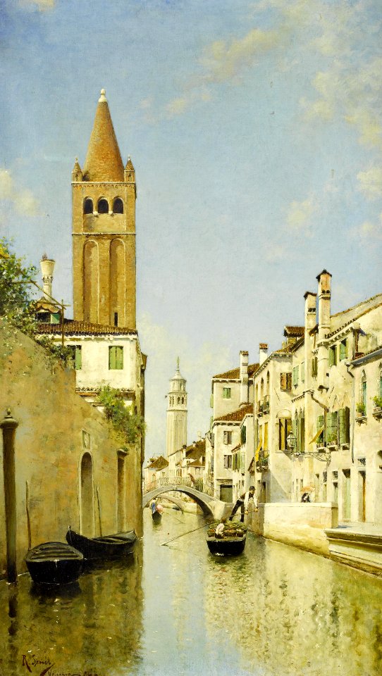 2017-02 Rafael Senet y Perez - On a Venetian backwater