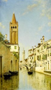 2017-02 Rafael Senet y Perez - On a Venetian backwater