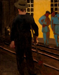 2018 NYR 16718 0025 edouard vuillard le balayeur sur la voie)