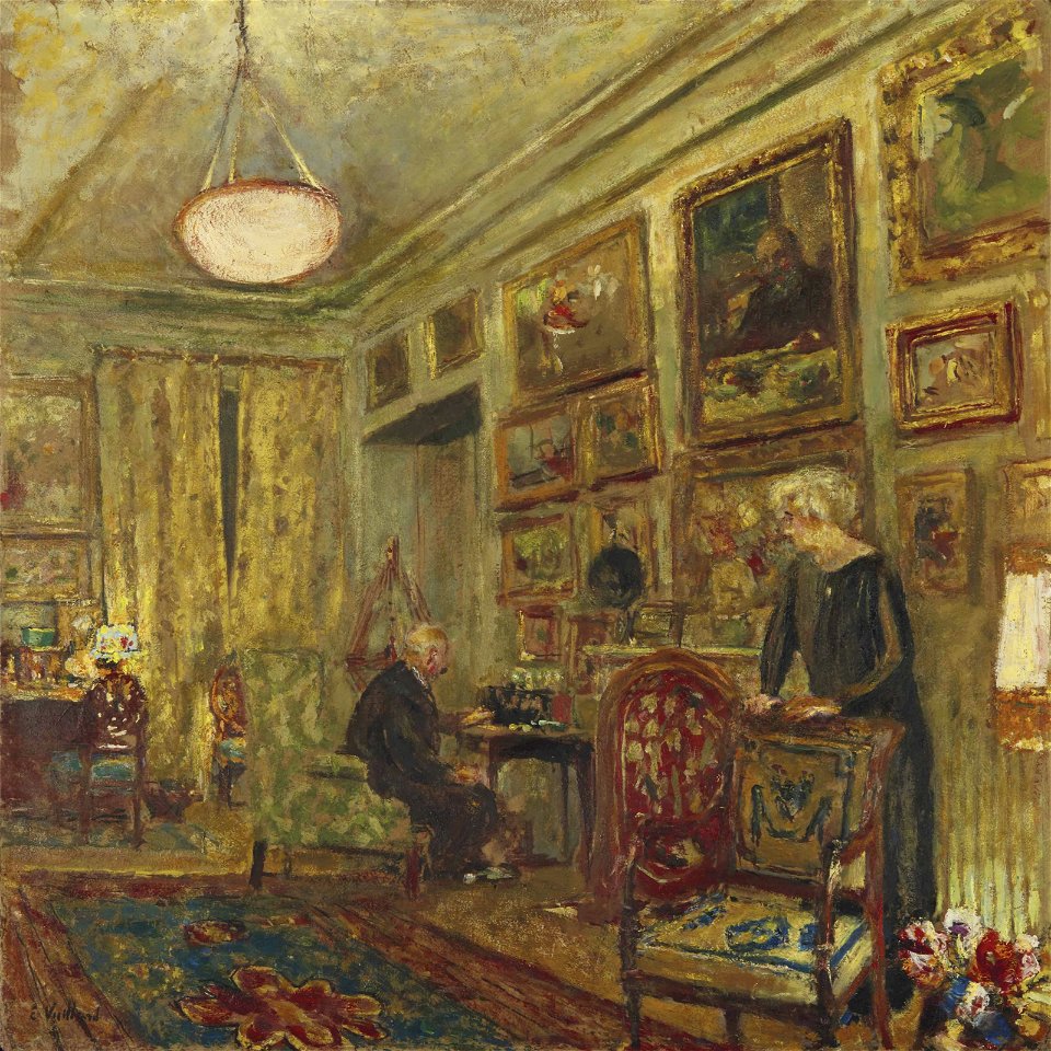 2018 PAR 16524 0009A edouard vuillard jos hessel devant la tsf rue de naples etude pour luc)