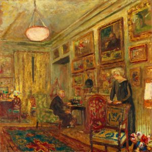 2018 PAR 16524 0009A edouard vuillard jos hessel devant la tsf rue de naples etude pour luc)