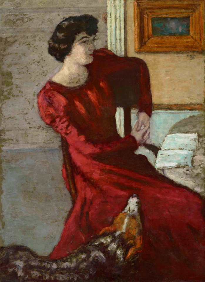 2018 PAR 16524 0013A pierre bonnard portrait de madame hessel ou la dame en rouge)