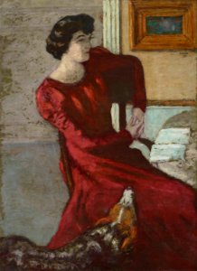 2018 PAR 16524 0013A pierre bonnard portrait de madame hessel ou la dame en rouge)
