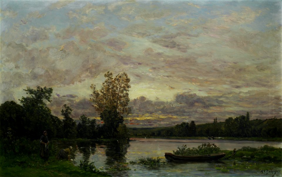 2017-02 Hippolyte Camille Delpy - Evening on the Loire