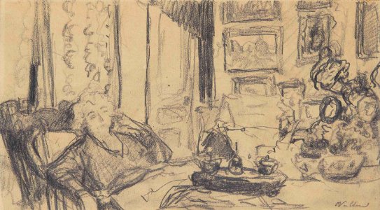 2018 PAR 16524 0018A edouard vuillard lucy hessel dans son salon rue de naples)