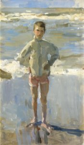 2017-02 Isaac Israels - Young boy on a beach
