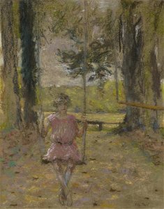2018 PAR 16524 0001A edouard vuillard lulu sur la balancoire dans le parc)