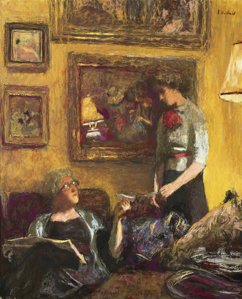 2018 PAR 16524 0020A edouard vuillard lucy hessel et lulu rue de naples dit le telegramme)