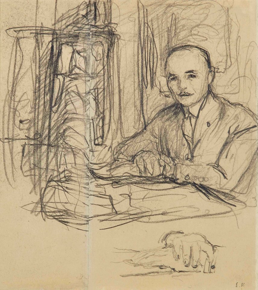 2018 PAR 15600 0145 edouard vuillard portrait de jean laroche a son bureau reprise de ses)