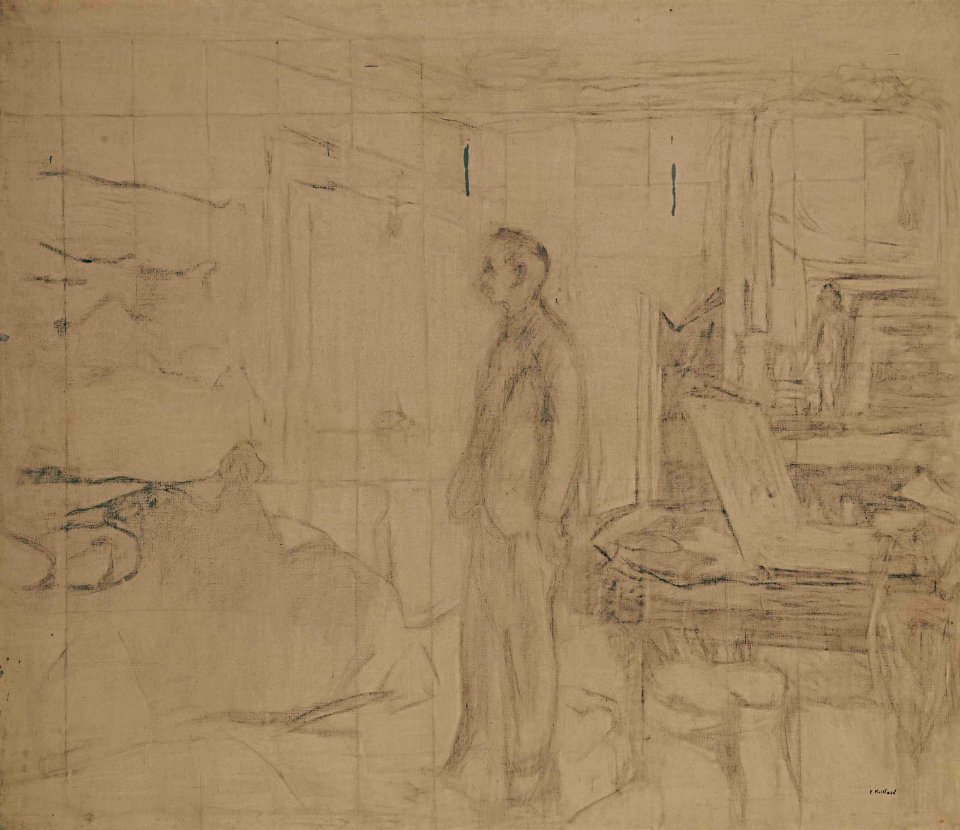 2018 CKS 15471 0279 edouard vuillard portrait de bonnard dans son atelier)