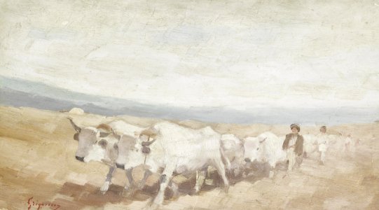 2017-02 Nicolae Grigorescu - The bullock cart