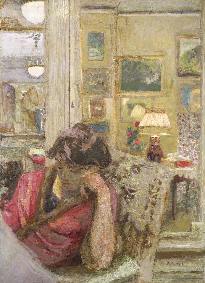 2018 PAR 16524 0004A edouard vuillard madame hessel lisant le journal le soir)
