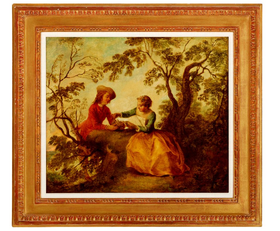 2021 NYR 19740 0080 000(nicolas lancret a young couple courting over a birds nest075851)