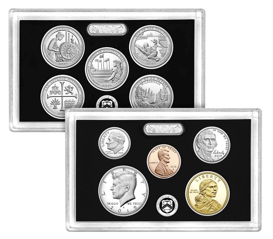 2019 US Mint silver proof set