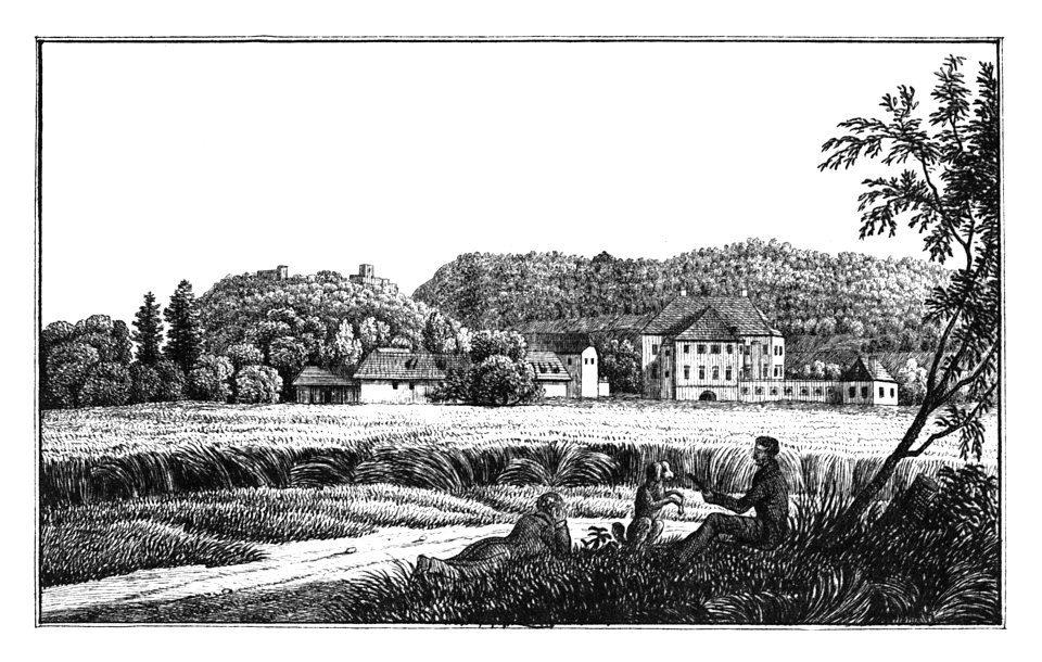203 Schloss Neuschloss, Wundschuh - J.F.Kaiser Lithografirte Ansichten der Steiermark 1830