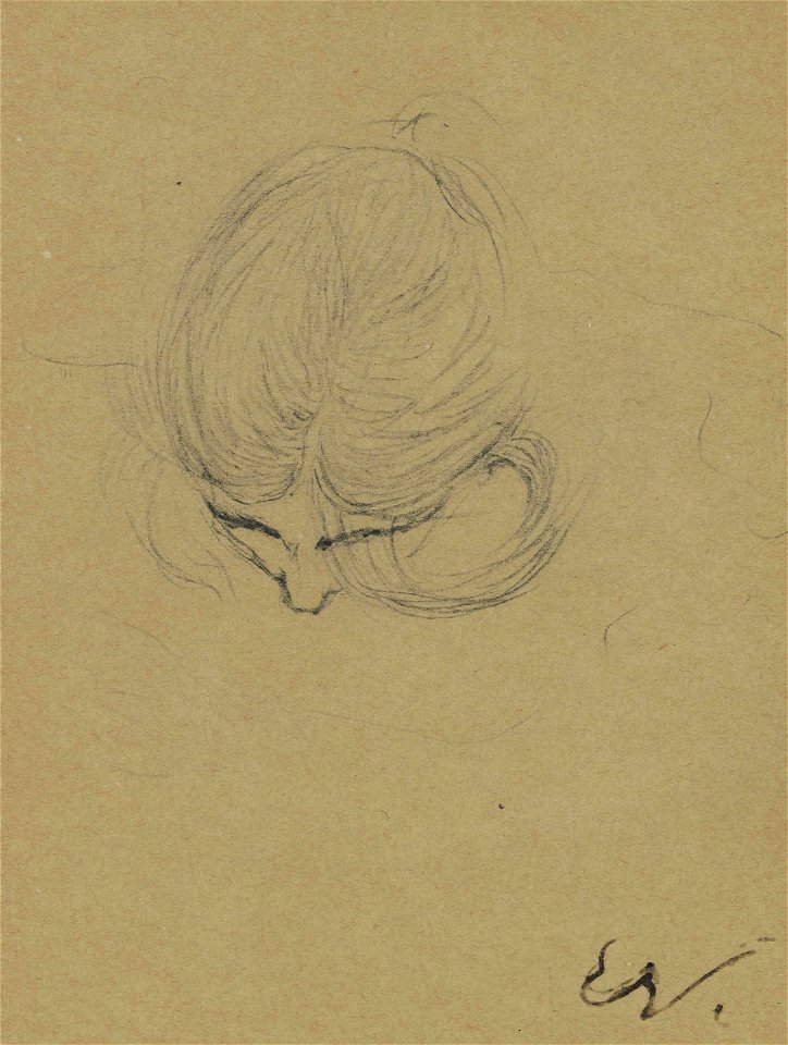 2018 NYR 15972 0123 000(edouard vuillard etude de tete penchee)