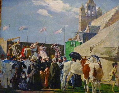 214 Lucien Simon Parade de foire