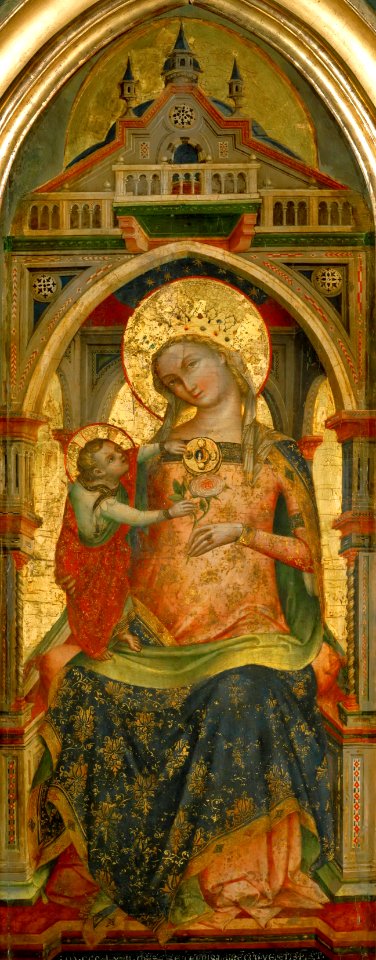 22 Lorenzo Veneziano. Madonna and Child. 1372. Louvre. Paris