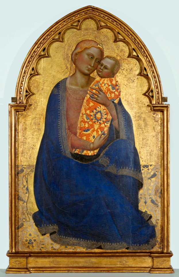 22 Jacopo di Cione. Madonna dell’Umiltà, 1365-1370 - Dipinto su tavola cm 105x66.5 Galleria dell'Accademia, Firenze