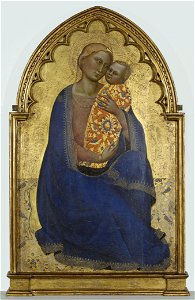 22 Jacopo di Cione. Madonna dell’Umiltà, 1365-1370 - Dipinto su tavola cm 105x66.5 Galleria dell'Accademia, Firenze