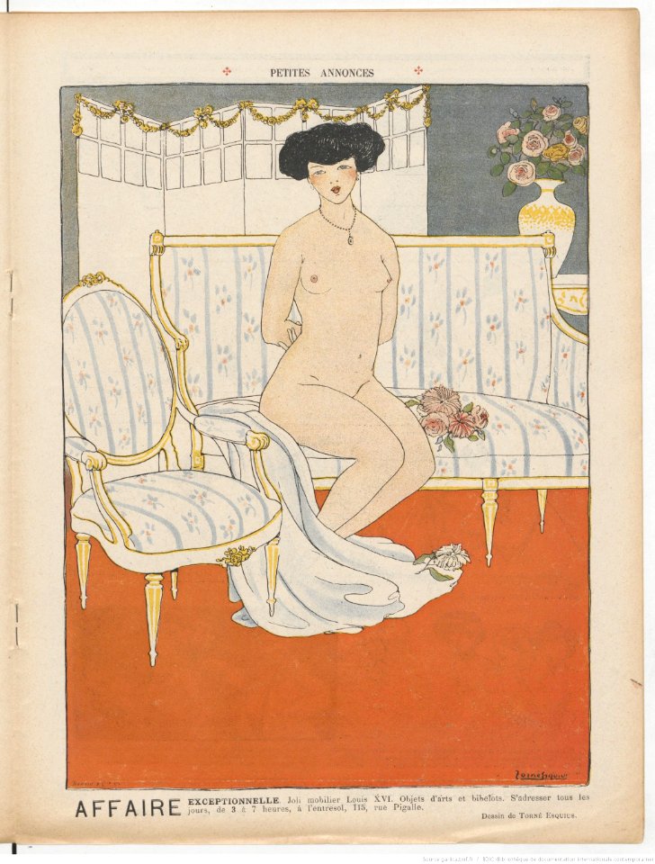 22. Torné Esquius. Petites annonces. Publicat a Le Rire.1907