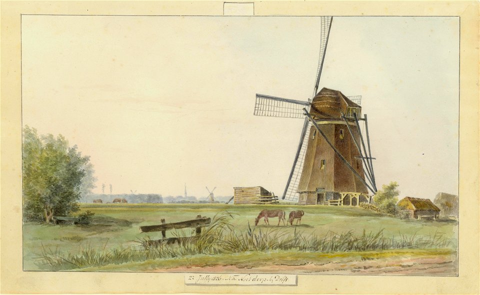 22 july 1826 Na Nootdorp bij Delft, Balthasar Jooss, SA Delft, inv.nr. 69530