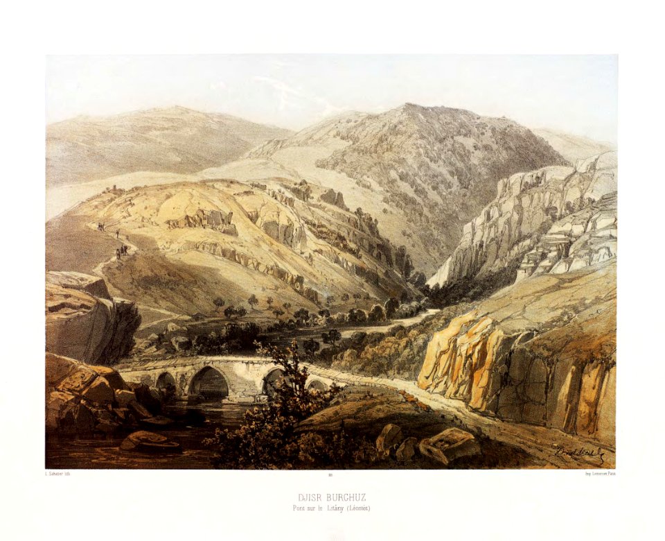22.Djisr-Burghuz, pont sur le Litany (Leontes)