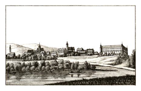 239 Rann - Brefcice - J.F.Kaiser Lithografirte Ansichten der Steiermark 1830