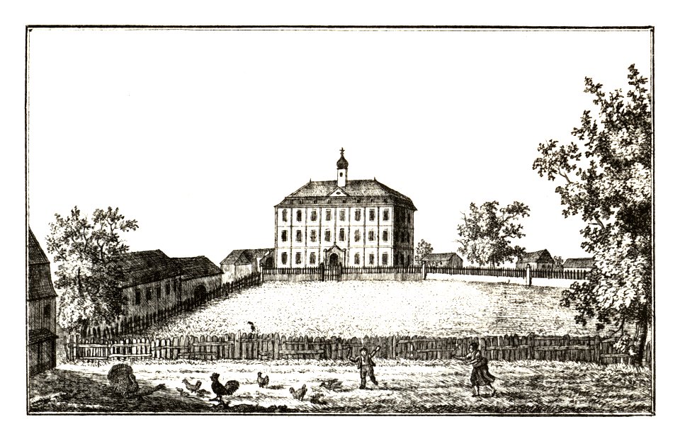233 Schloss Oberpulsgau - Polskova, Zgornja - gez. S. Kölbl - J.F.Kaiser Lithografirte Ansichten der Steiermark 1830
