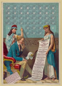 24,000,000 acres of government land in Dakota still vacant(...)(Liberty, Uncle Sam and Dakota) LCCN2003681777