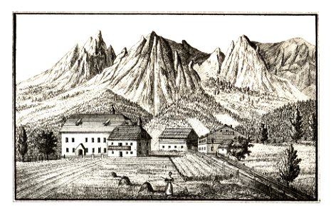 238 Ramsau am Dachstein - gez. S. Kölbl - J.F.Kaiser Lithografirte Ansichten der Steiermark 1830