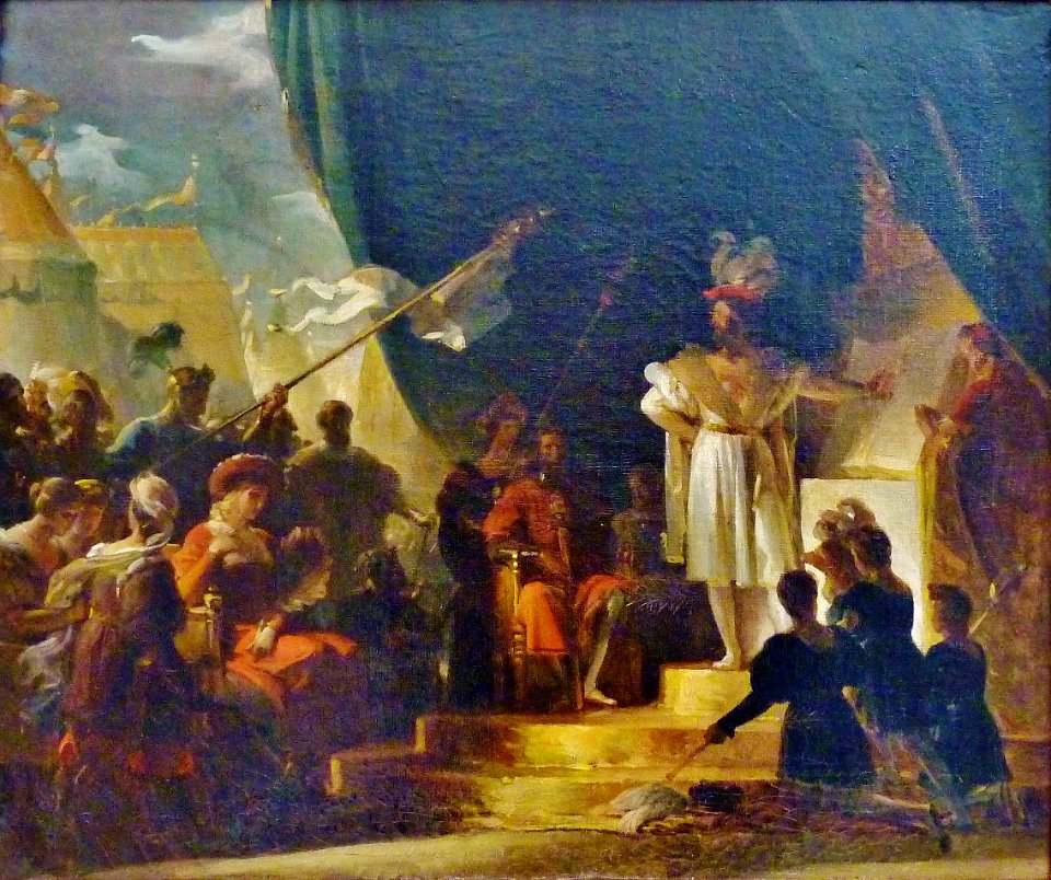 232 Alexandre-Evariste Fragonard François Ier armé chevalier par Bayard