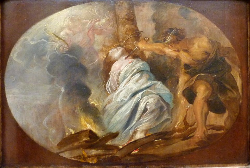 223 Peter Paul Rubens Le martyre de sainte Lucie