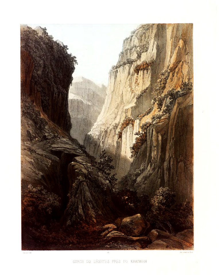25.Gorge du Leontes pres du Khatweh
