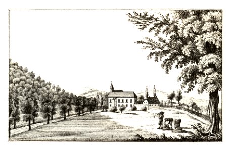 252 Schloss Rothwein, Radvina - J.F.Kaiser Lithografirte Ansichten der Steiermark 1830