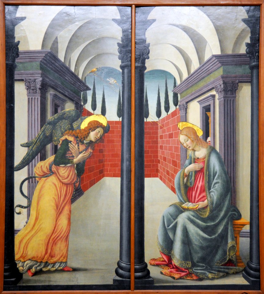26 botticini annunciazione 190x82cm ca. 1480 Il museo della Collegiata di S. Andrea in Empoli (2)