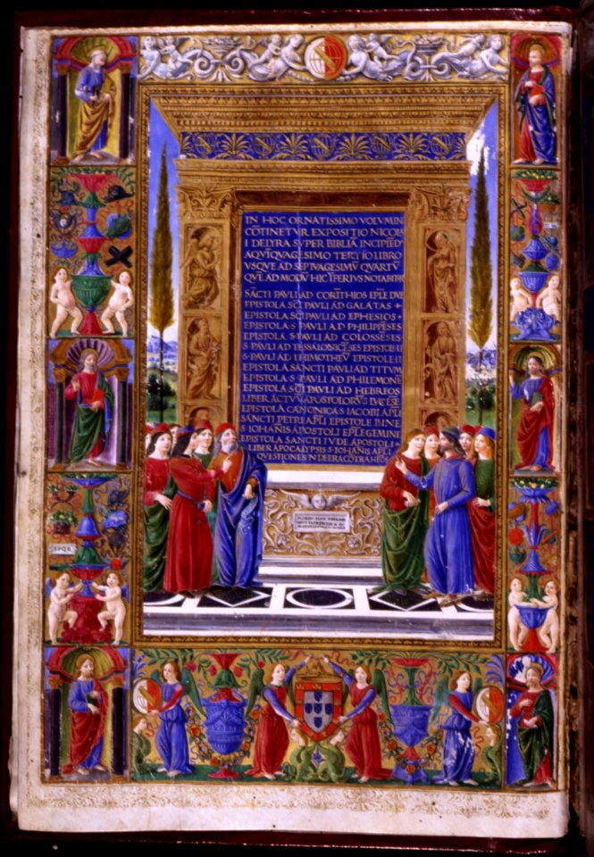26 Biblia dos Jeronymos, Vol. VII, Frontispicio
