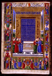26 Biblia dos Jeronymos, Vol. VII, Frontispicio