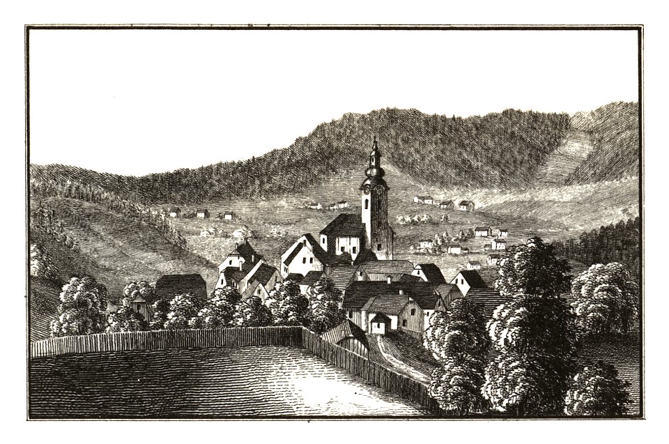 260 Sankt Georgen an der Südbahn — Sv.Jurij na jusni zleznici - J.F.Kaiser Lithografirte Ansichten der Steiermark 1830