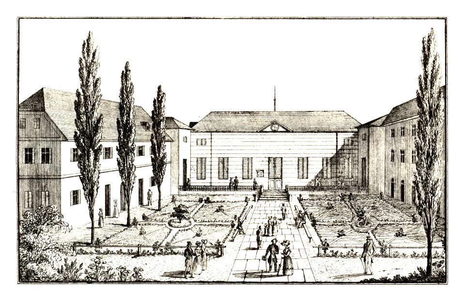 249 Rohitsch-Sauerbrunn, das Bad - lith. Folwarczni - J.F.Kaiser Lithografirte Ansichten der Steiermark 1830