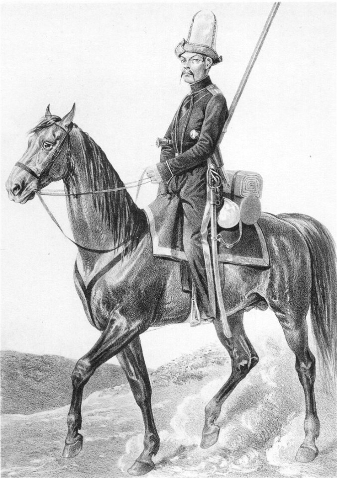27 1253 Book illustrations of Historical description of the clothes and weapons of Russian troops