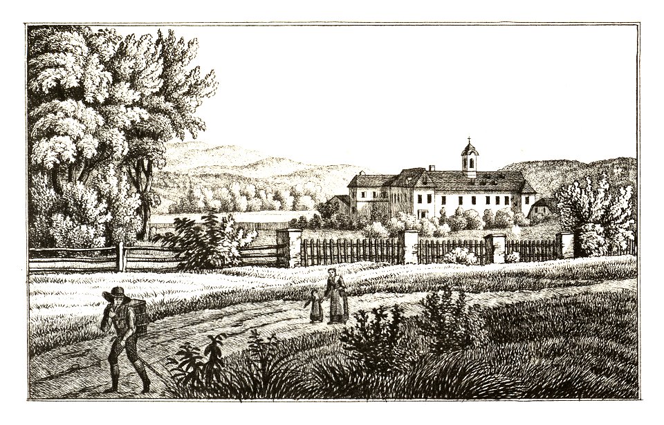 251 Schloss Rohr, Ragnitz - J.F.Kaiser Lithografirte Ansichten der Steiermark 1830