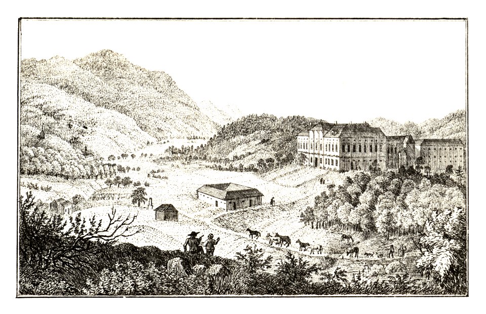 287 Stattenberg, Schloß — Statenberg - J.F.Kaiser Lithografirte Ansichten der Steiermark 1830