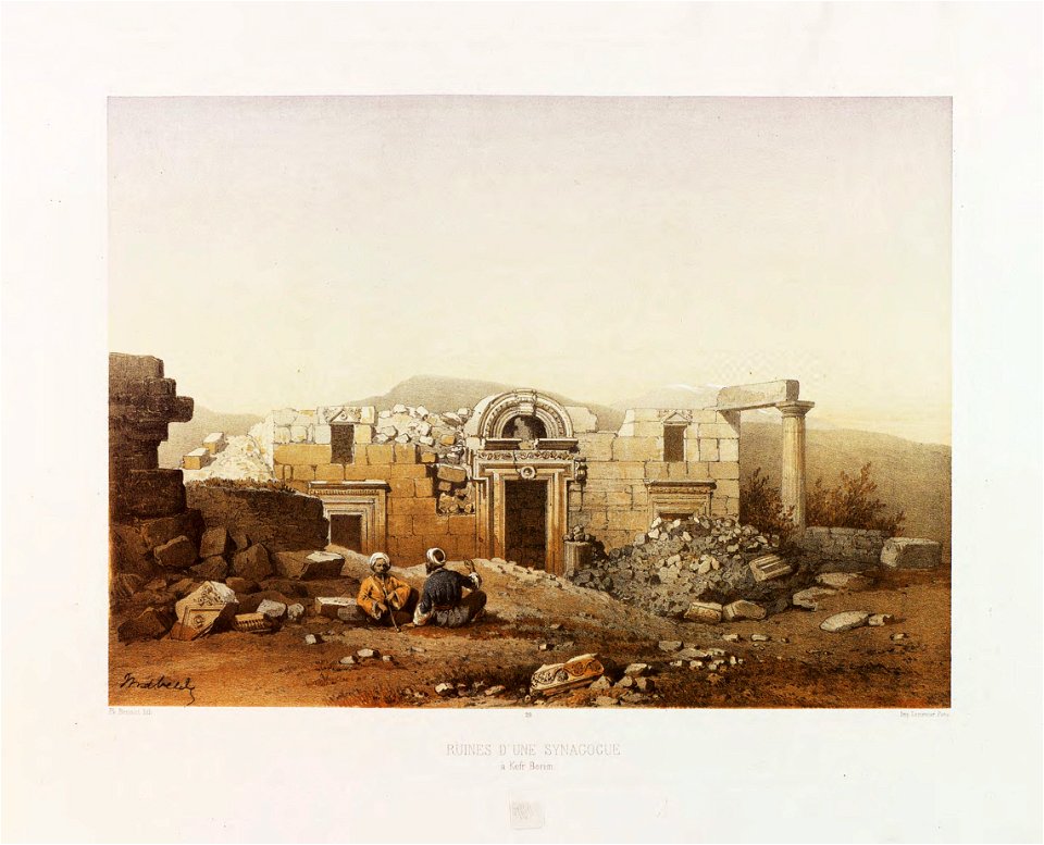 29.Ruines d'une synagogue a Kefr-Berim